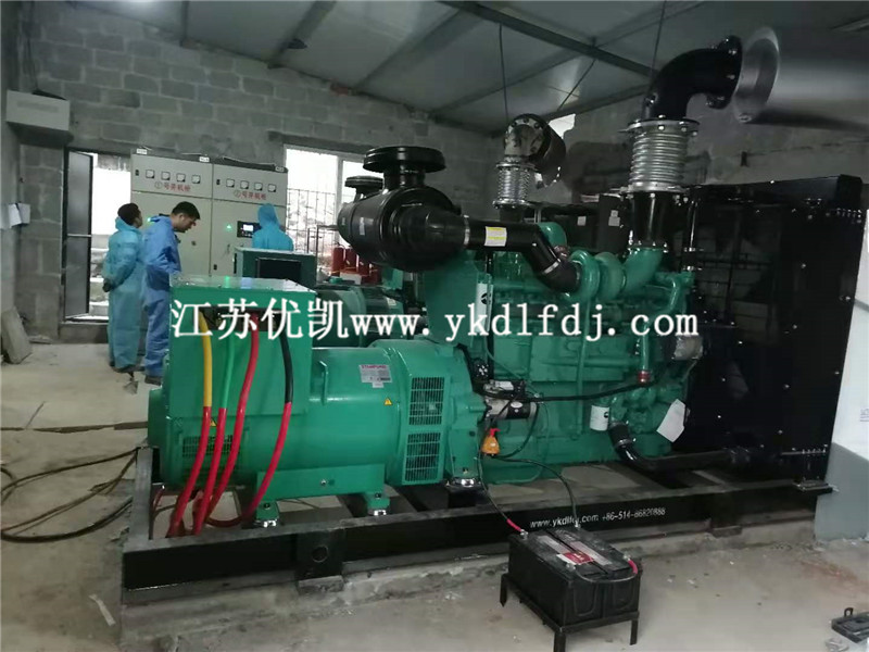 2020年11月14日，400KW重慶康明斯發(fā)電機組2臺并機交付養(yǎng)殖公司使用